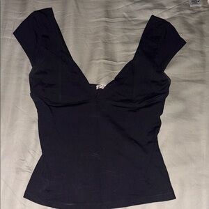 Free People Cropped V-Neck